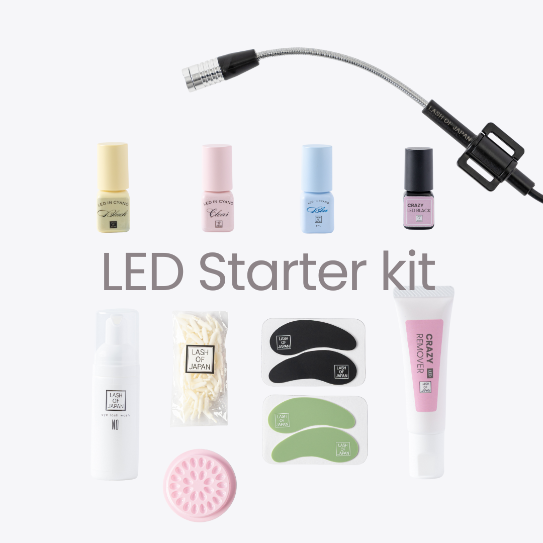 LED Starter Kit TINY | オリジナルハンディ式LED施術セット | LASH OF